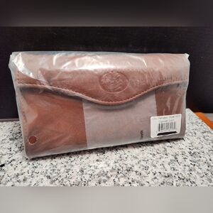 Buxton Clutch Wallet Organizer. Mahogany Style #39316. New. Sealed.